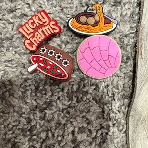 Set of Fun Food-Themed croc charms